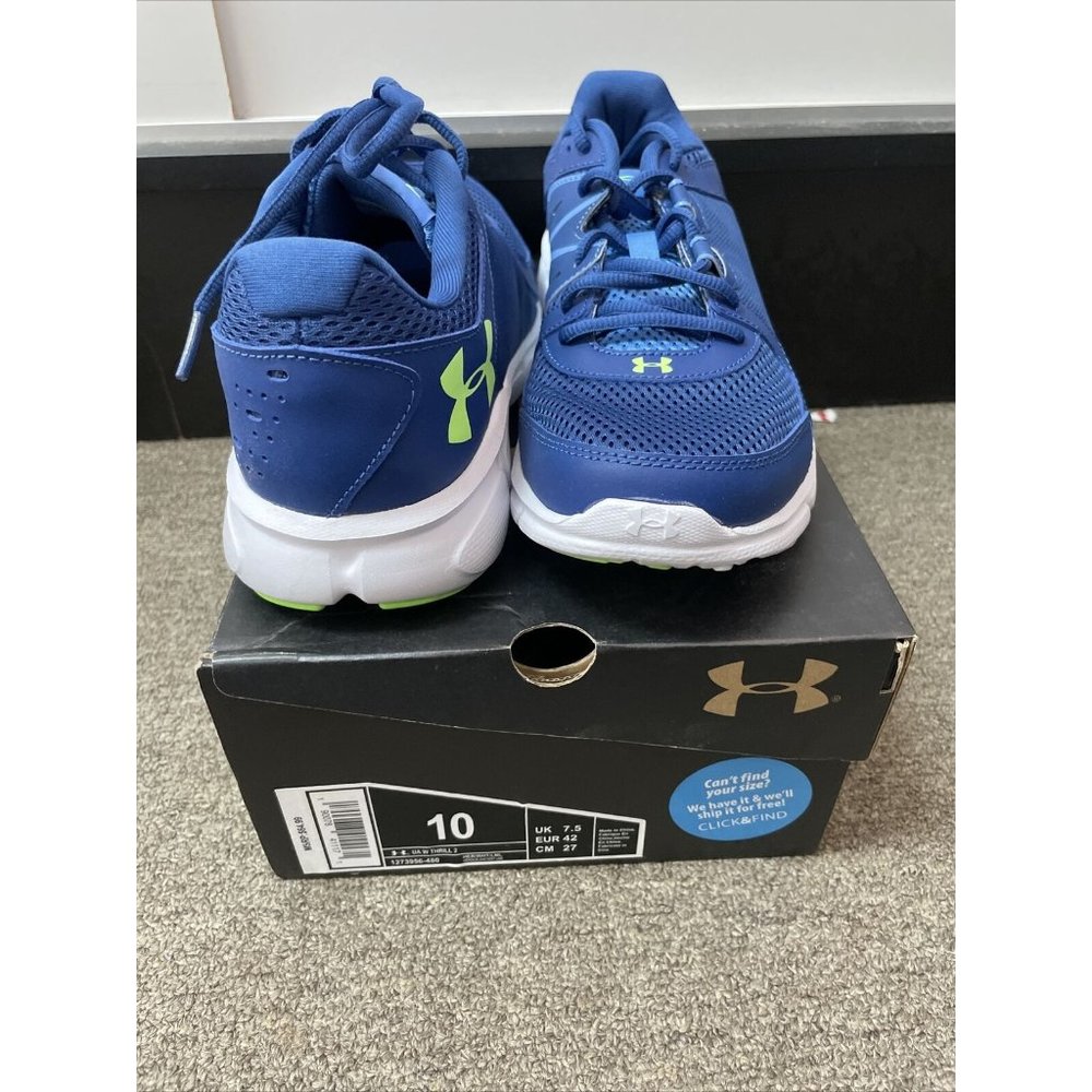 NIB, Under Armour Women's UA W Thrill 2 # 1273956-480 Size US 10 UK 7.5